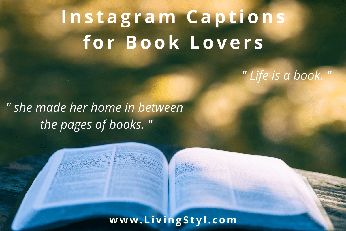 Instagram Captions for Book Lovers