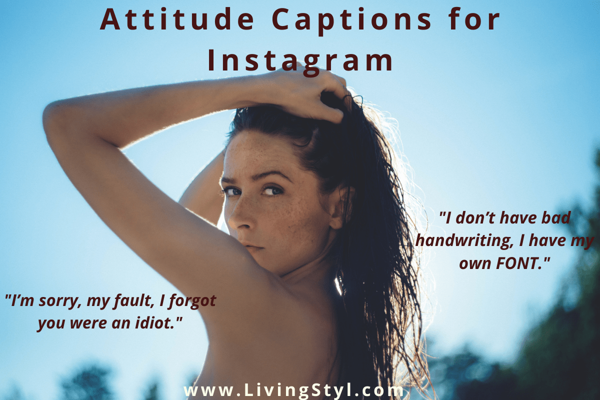 instagram captions for attitude