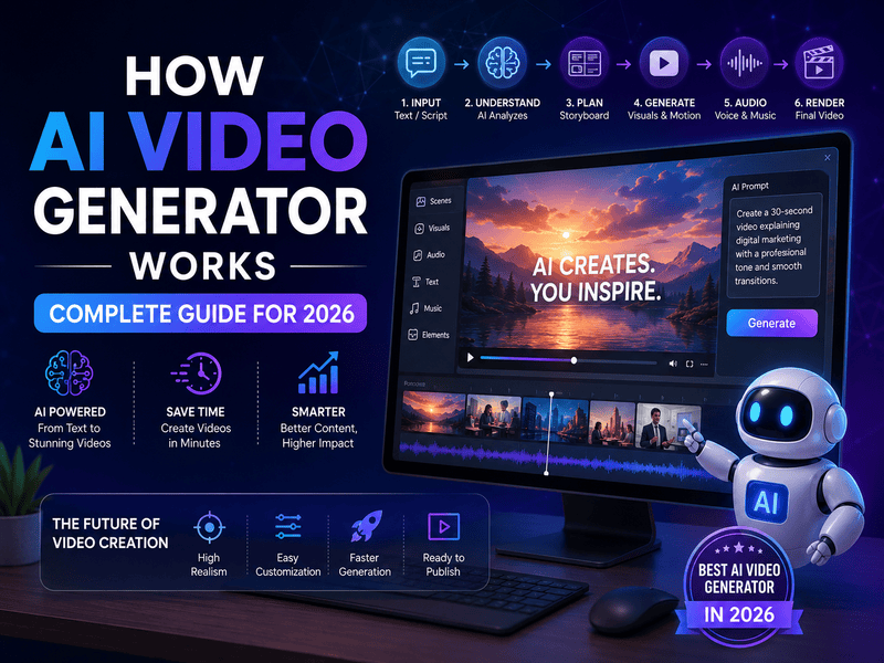 How AI Video Generator Works (Complete Guide for 2026)
