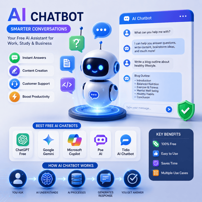 AI Chatbot Free: Best AI Chatbot Tools You Can Use Without Paying