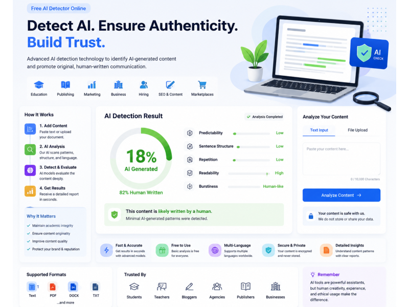 AI detector free tools