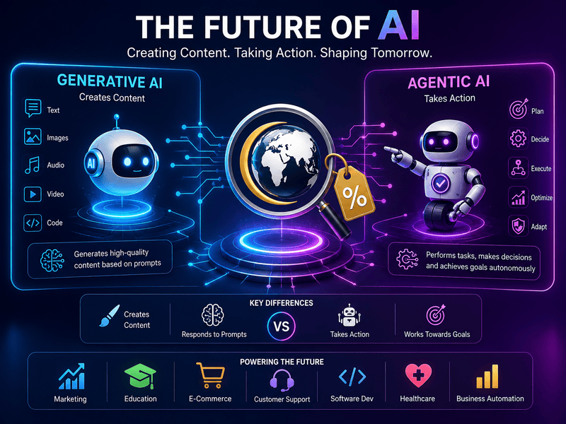 Generative AI Explained: Understanding Generative AI Models and Agentic AI vs Generative AI